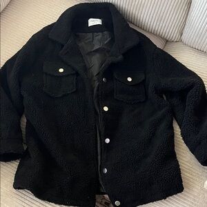 Rue21 Black Teddy Jacket